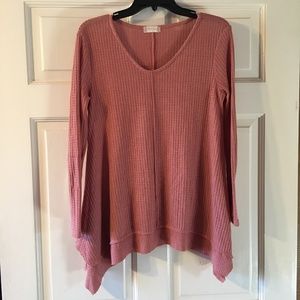 Altar’d state waffle knit top